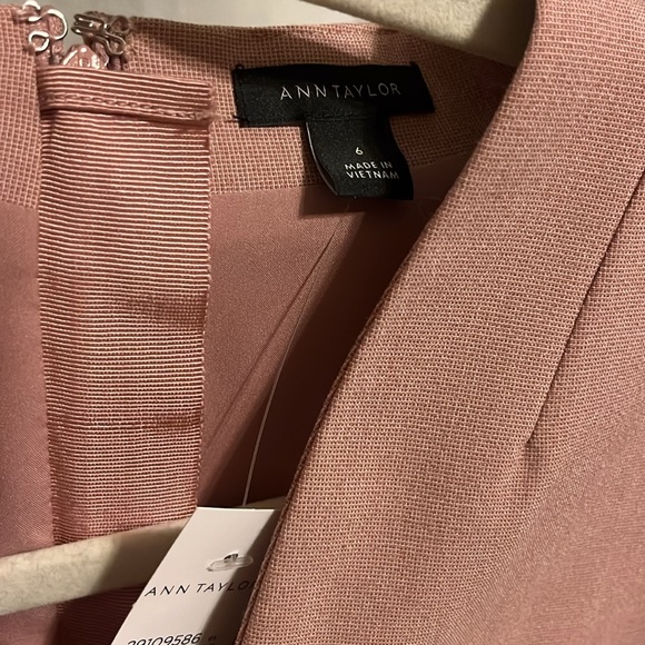 Beautiful Ann Taylor size 6 soft pink dress. - Picture 4 of 4